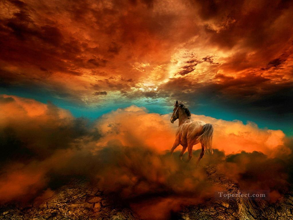Fantasy Horse Oil Paintings